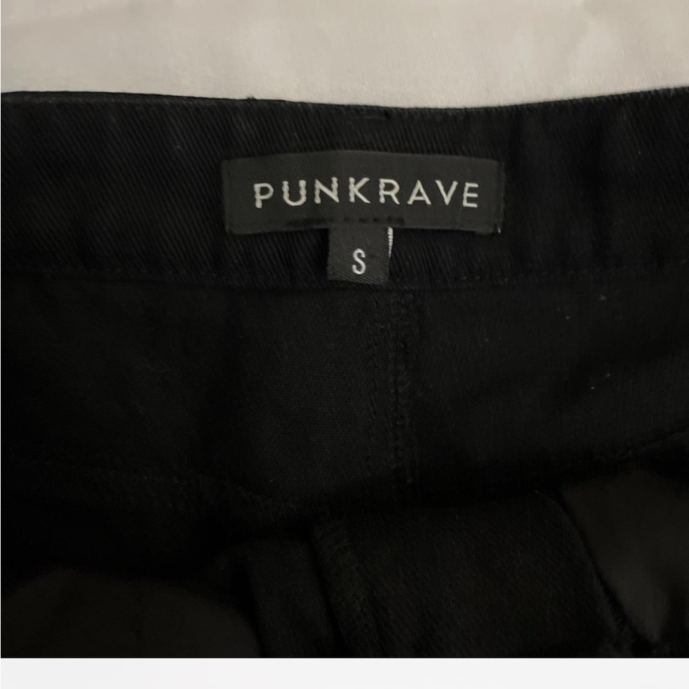 Punk Rave Slit Checkered Shorts-SOLD - Picture 3 of 3